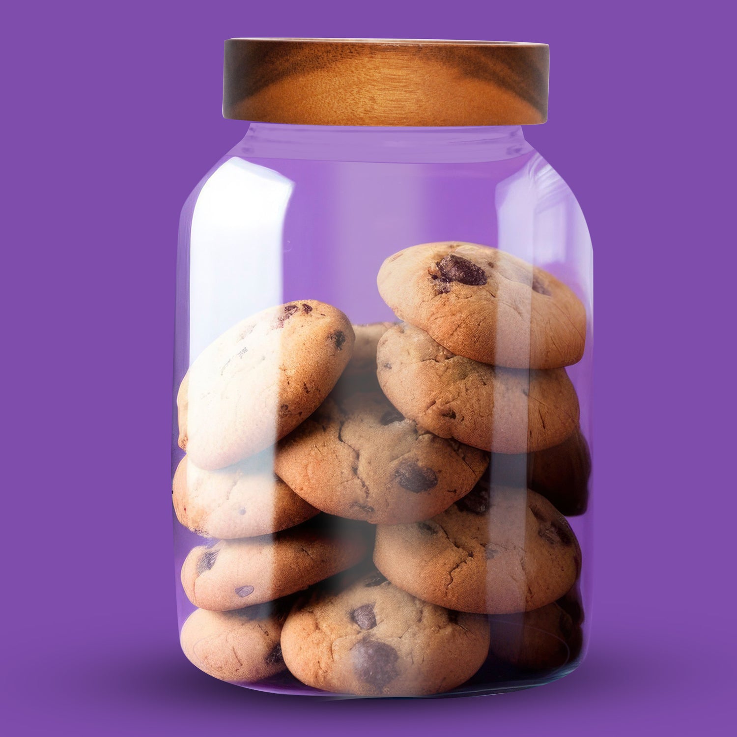 Borosilicate Glass Storage Jars 2 pcs Set