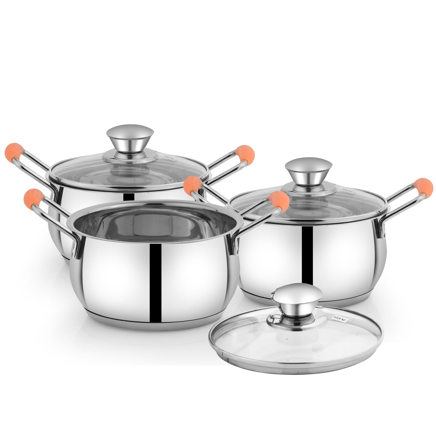 Garuda Optima Handi Set with Glass Lid