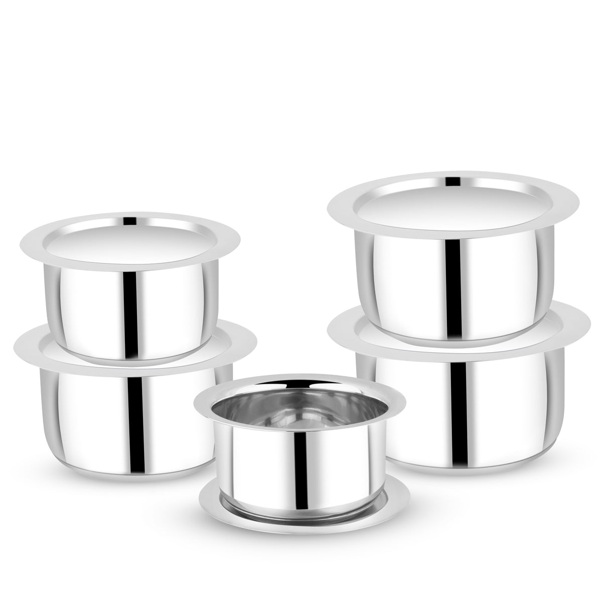 5 Pcs Induction Bottom Tope Set