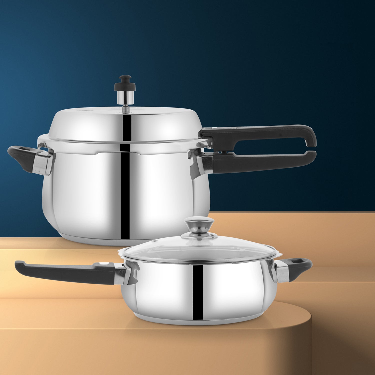 Garuda NRI Combo Stainless Steel Pressure Cooker