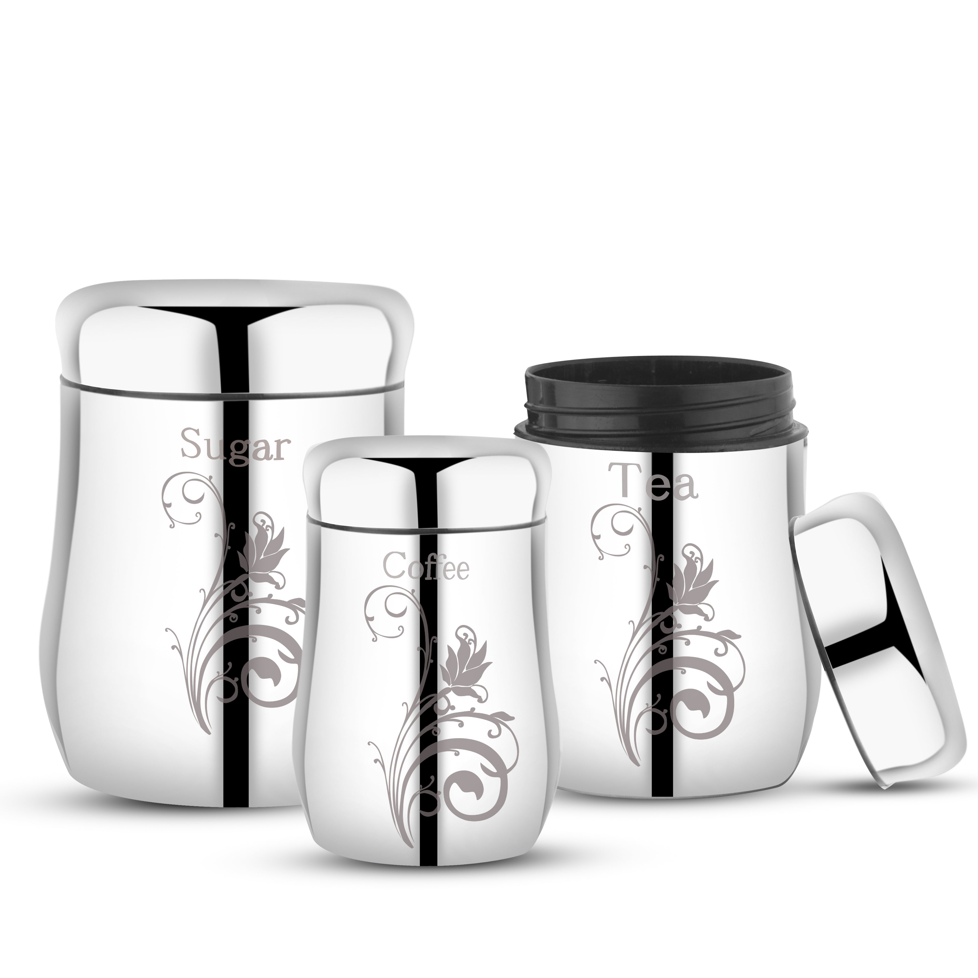 Garuda Floral Canister Set 3 Pcs