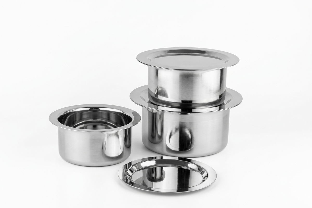 3 Pcs Tope Set with Lid