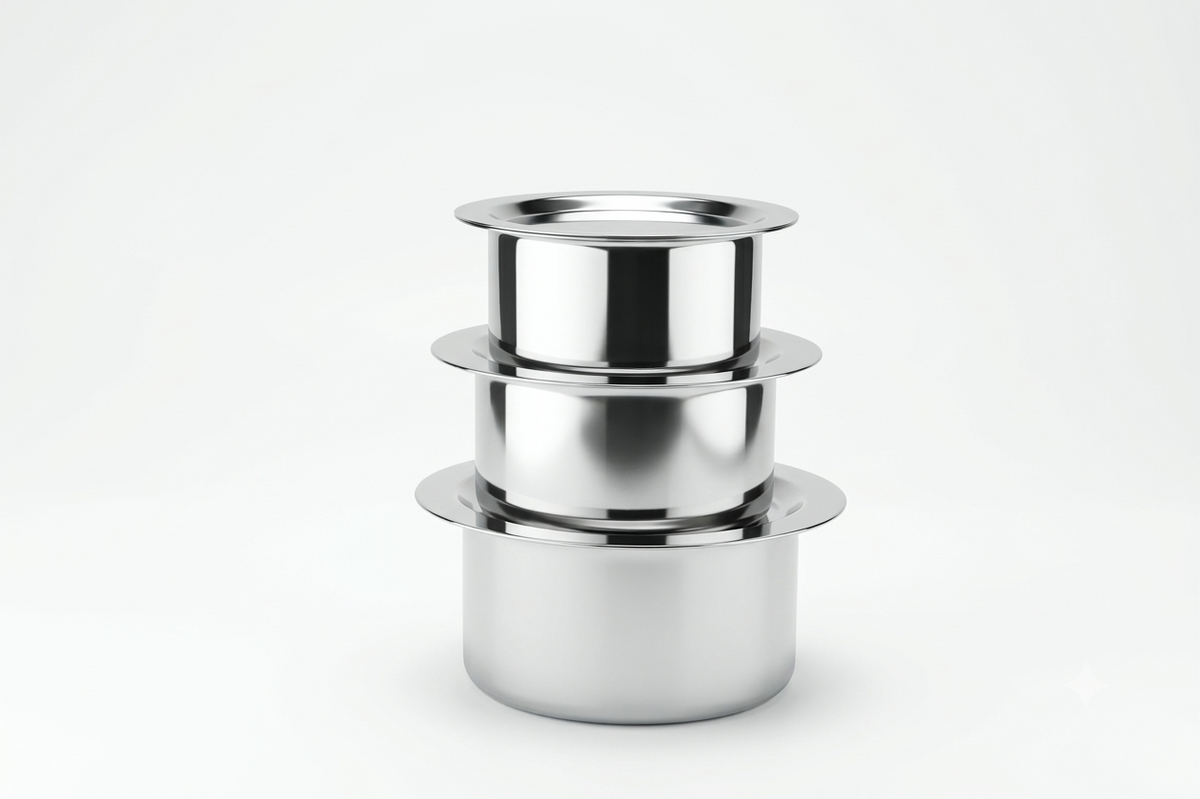 3 Pcs Tope Set with Lid