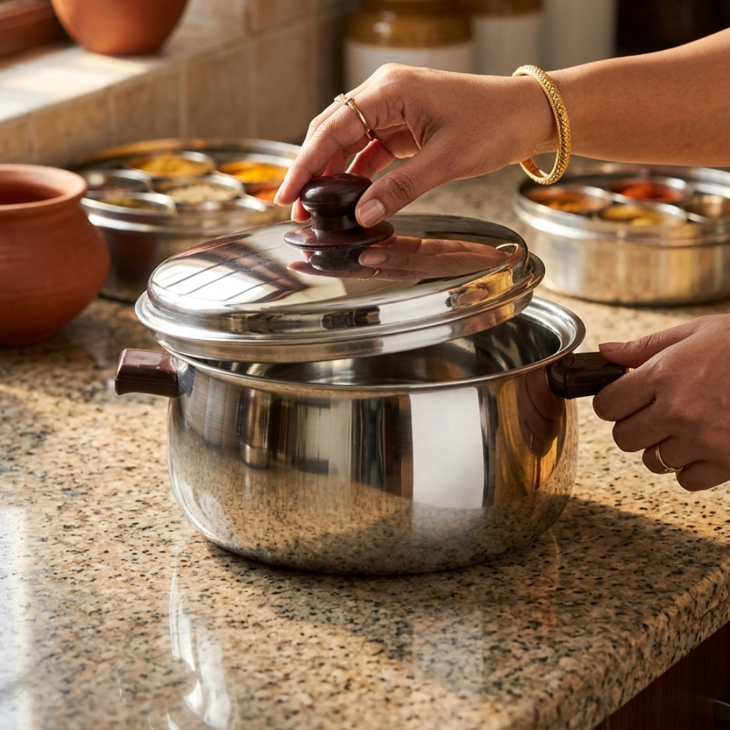 Garuda Belly Shape Casserole with Side Handles