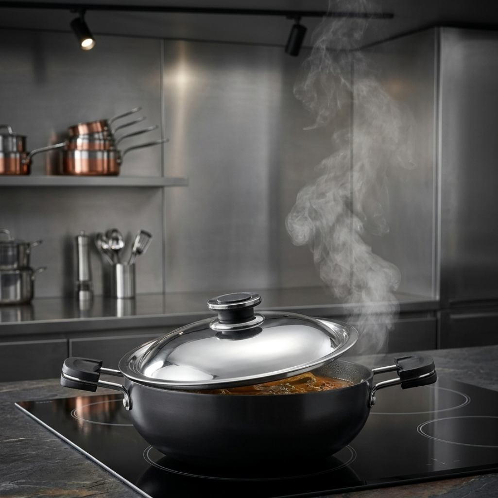 Garuda Hard Annodised Induction Bottom Kadai