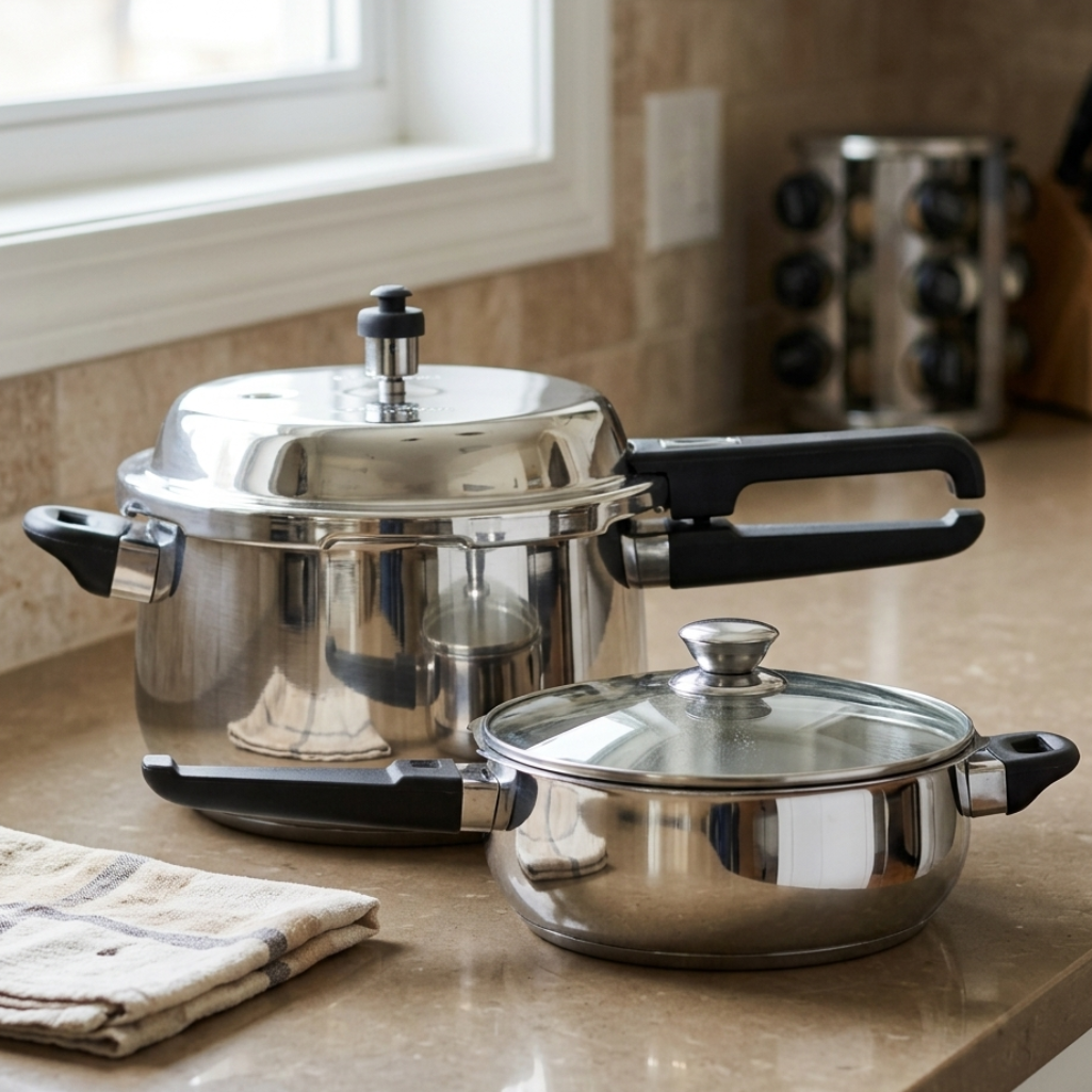 Garuda NRI Combo Stainless Steel Pressure Cooker