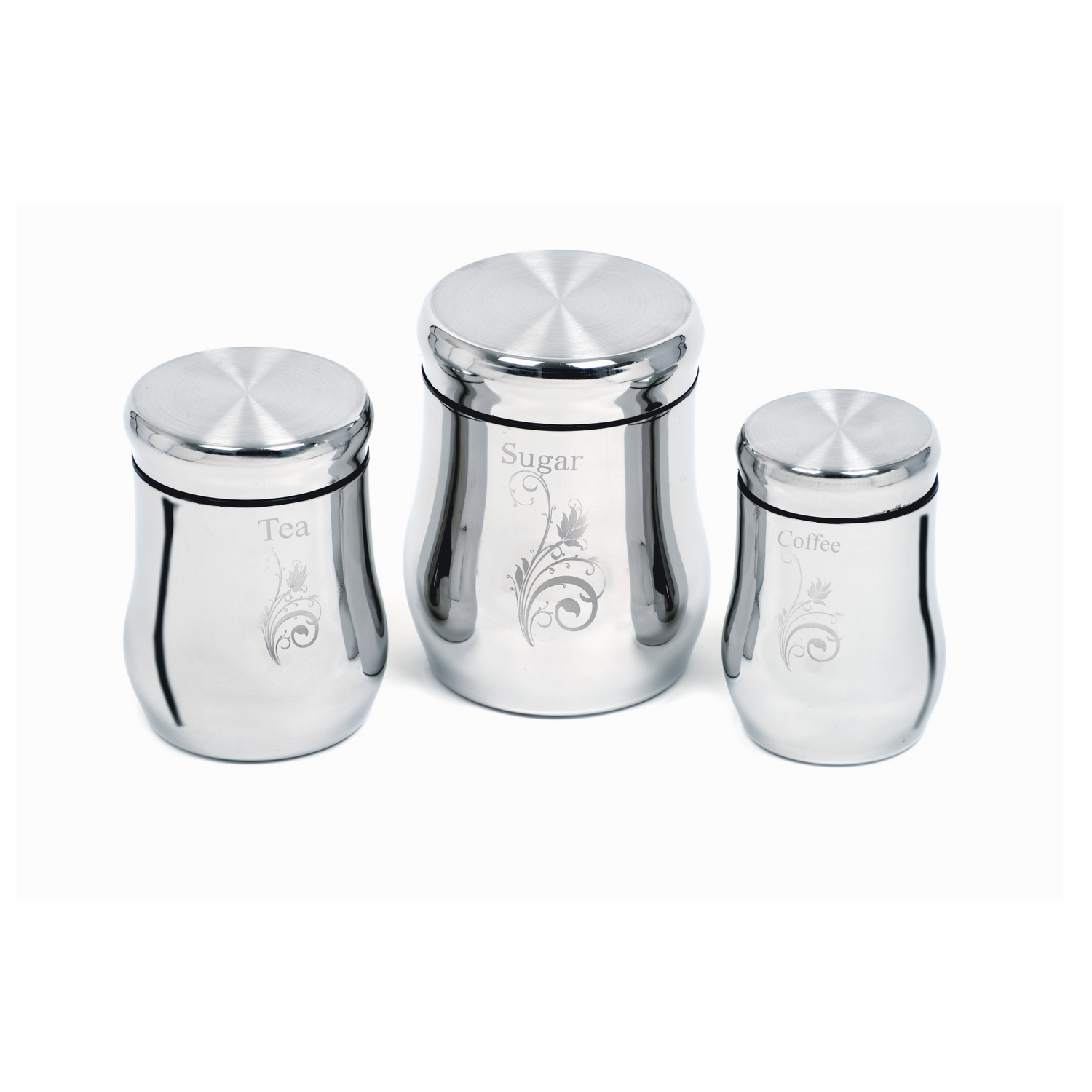 Floral Canister Set 3 Pcs