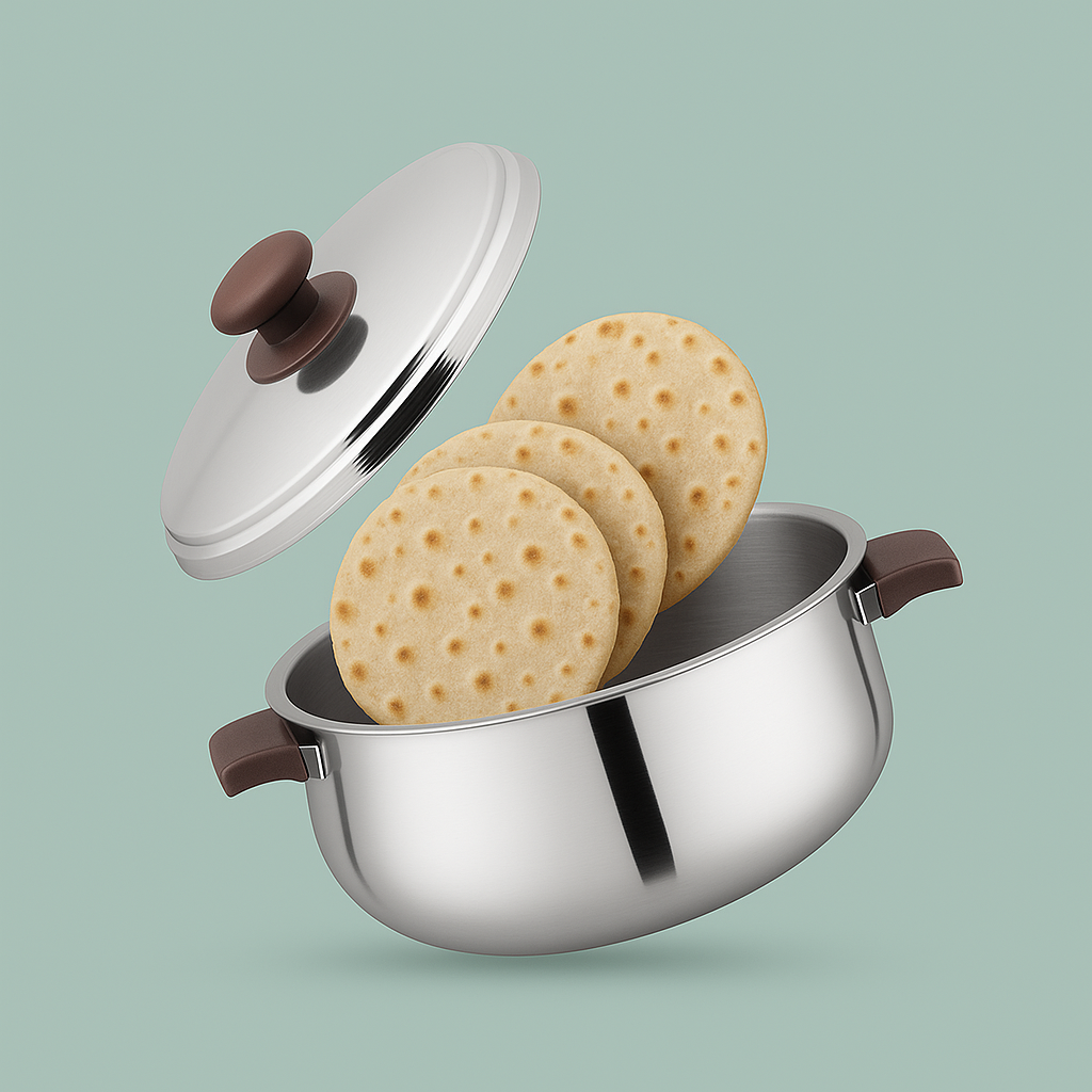 Garuda Belly Shape Casserole with Side Handles