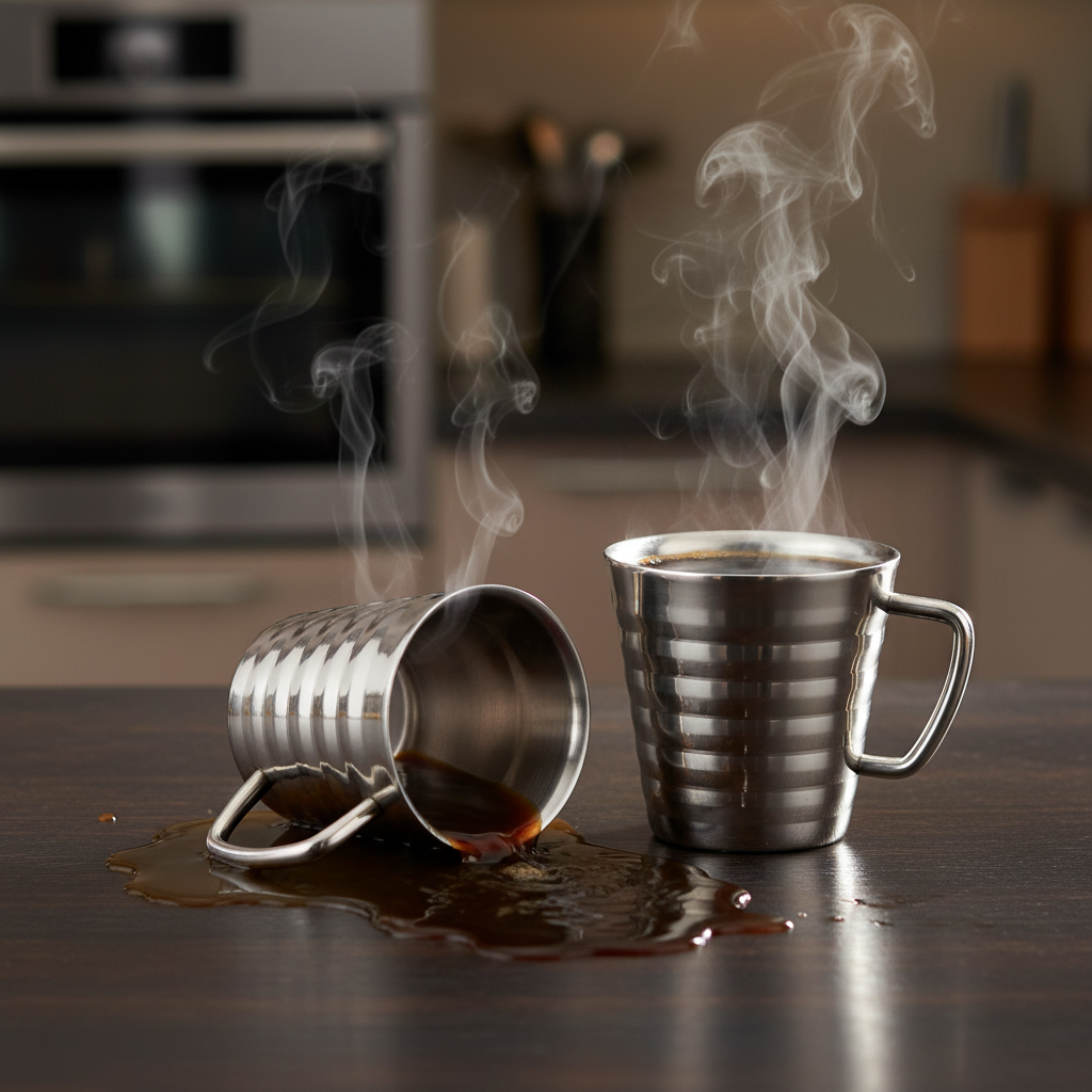 Garuda ribbed coffee mug