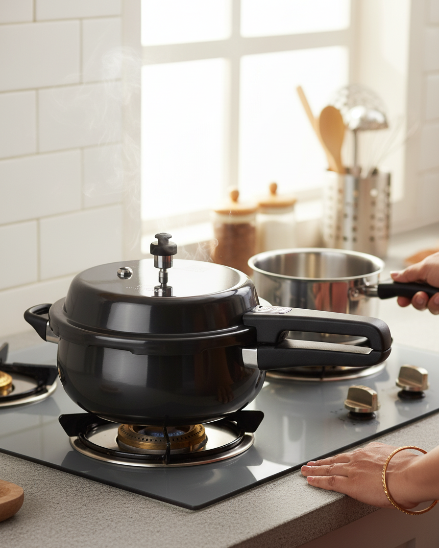 Garuda Nutra Hard 4.0 Litre Annodized Pressure Cooker
