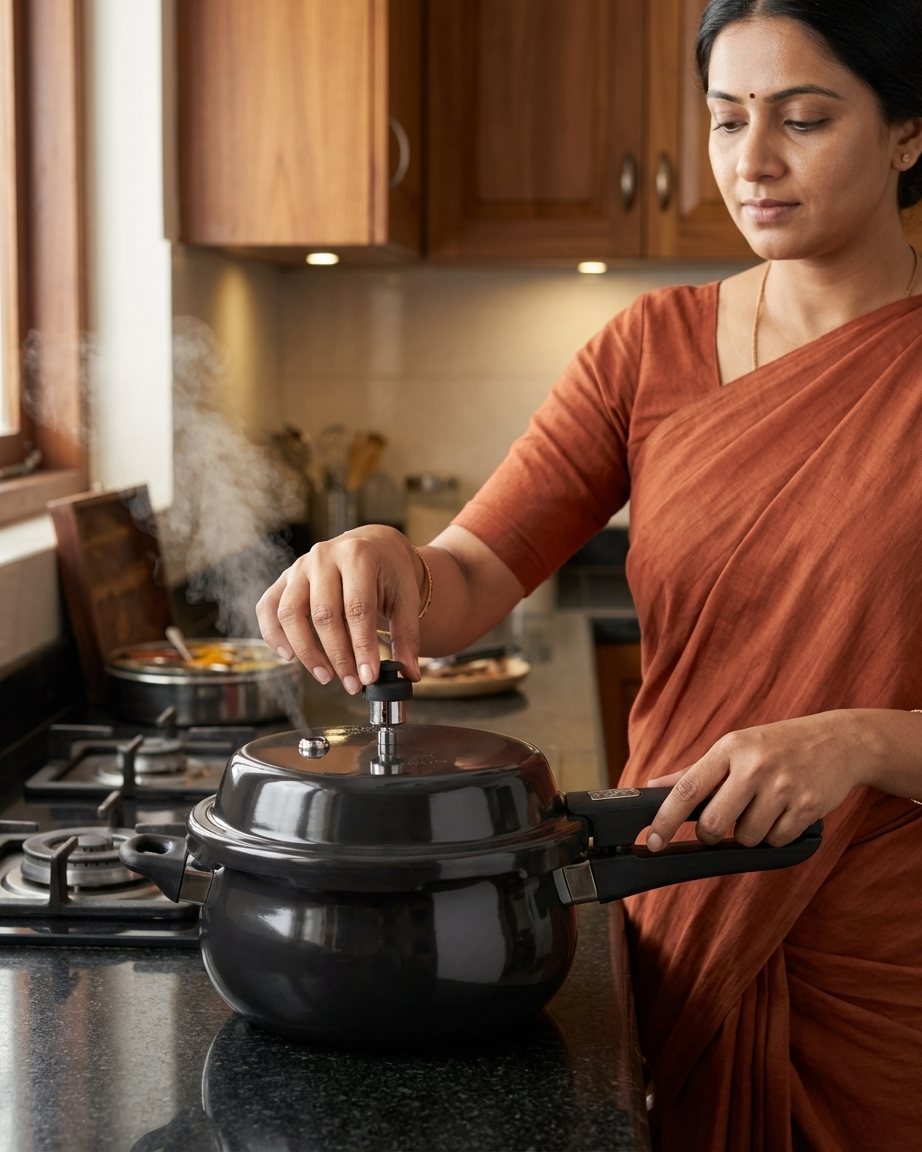 Garuda Nutra Hard 4.0 Litre Annodized Pressure Cooker